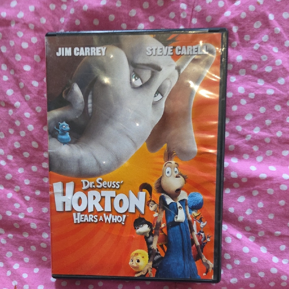 🩵2 For $15🩵Dr. Seuss' Horton Hears a Who! DVD - Orange Cover